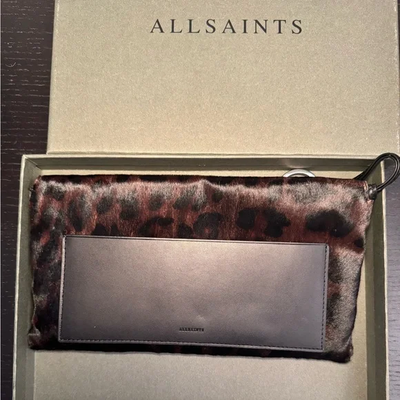 AllSaints - Kita Envelope Clutch - leopard pony hair - Picture 3 of 3